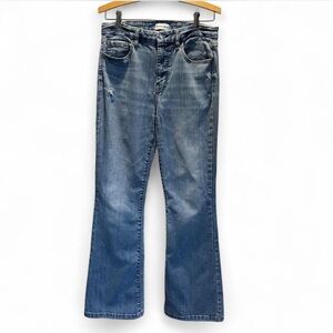 Super Flare Bell Bottoms Studio Blue Jeans Waist 29 Inseam 32 Rise 10 Fl…